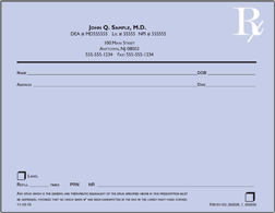 Maine Schedule II Controlled Substance Pads Maine Schedule II Controlled Substance Pads